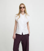 Blusa Mujer Lino Mao Blanco