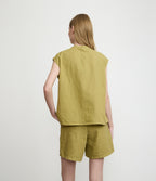Blusa Mujer Lino Mao Pistacho