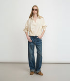 Blusa Mujer Lino Milan Beige