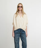 Blusa Mujer Lino Milan Beige