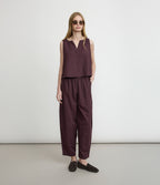 Blusa Mujer Lino Siena Morado