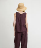Blusa Mujer Lino Siena Morado