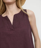 Blusa Mujer Lino Siena Morado