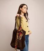 Cartera Bolso Mujer 100% Cuero Café