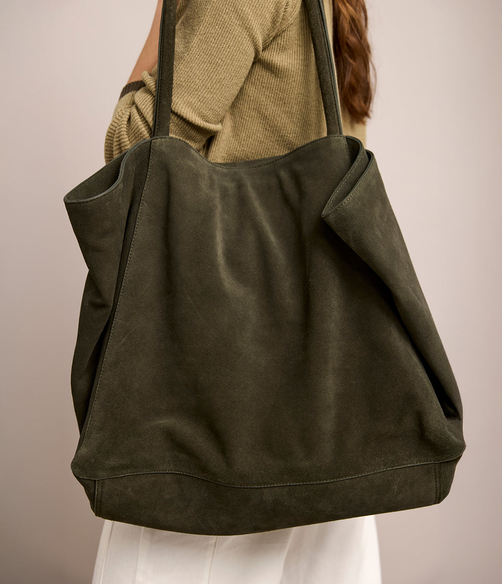 Cartera Bolso Mujer 100% Cuero Verde