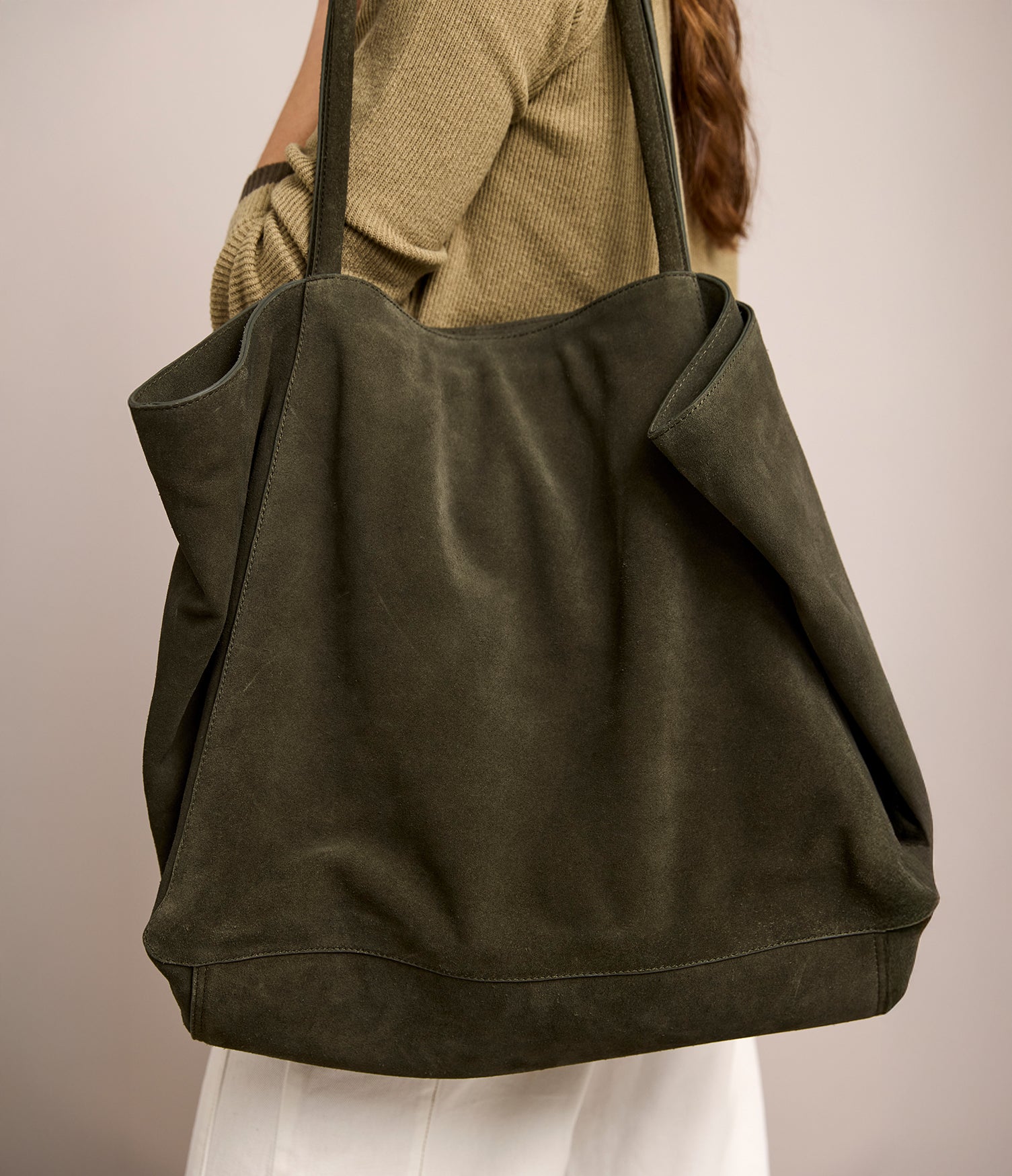 Cartera Bolso Mujer 100% Cuero Verde