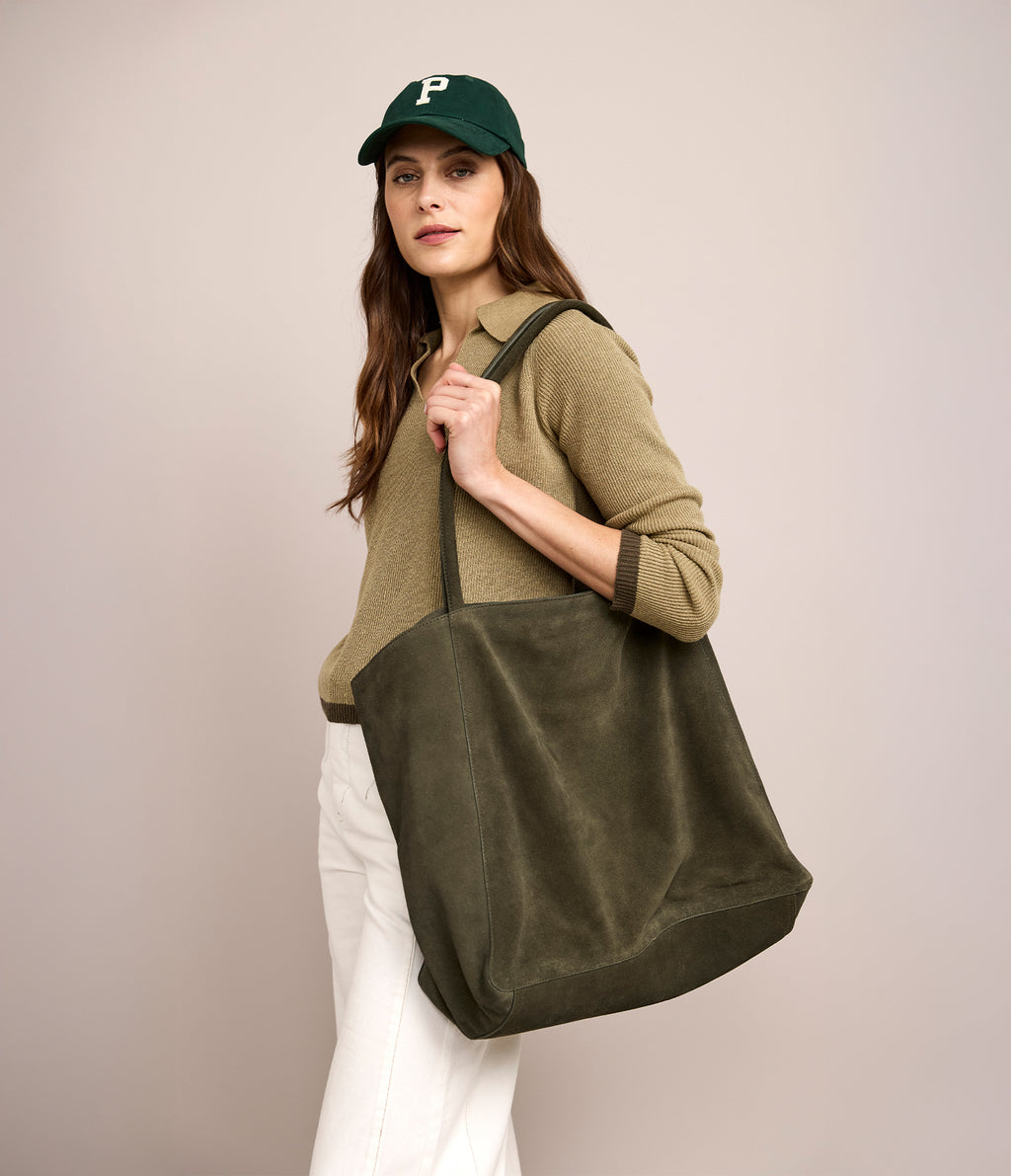 Cartera Bolso Mujer 100% Cuero Verde