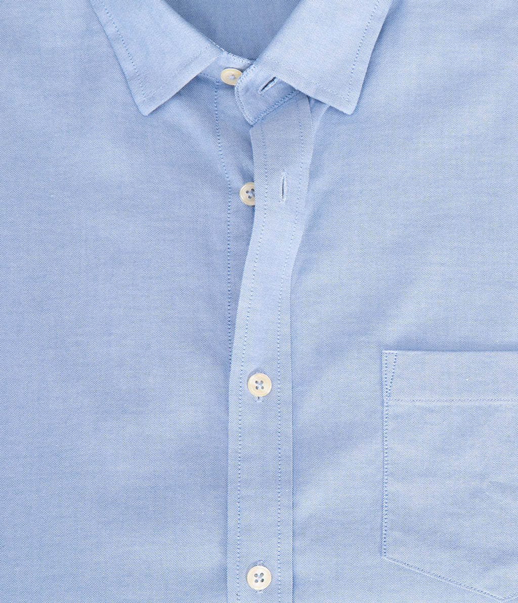 Camisa Hombre Oxford Manga Larga Ellies Azul