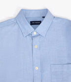 Camisa Hombre Oxford Manga Larga Ellies Azul