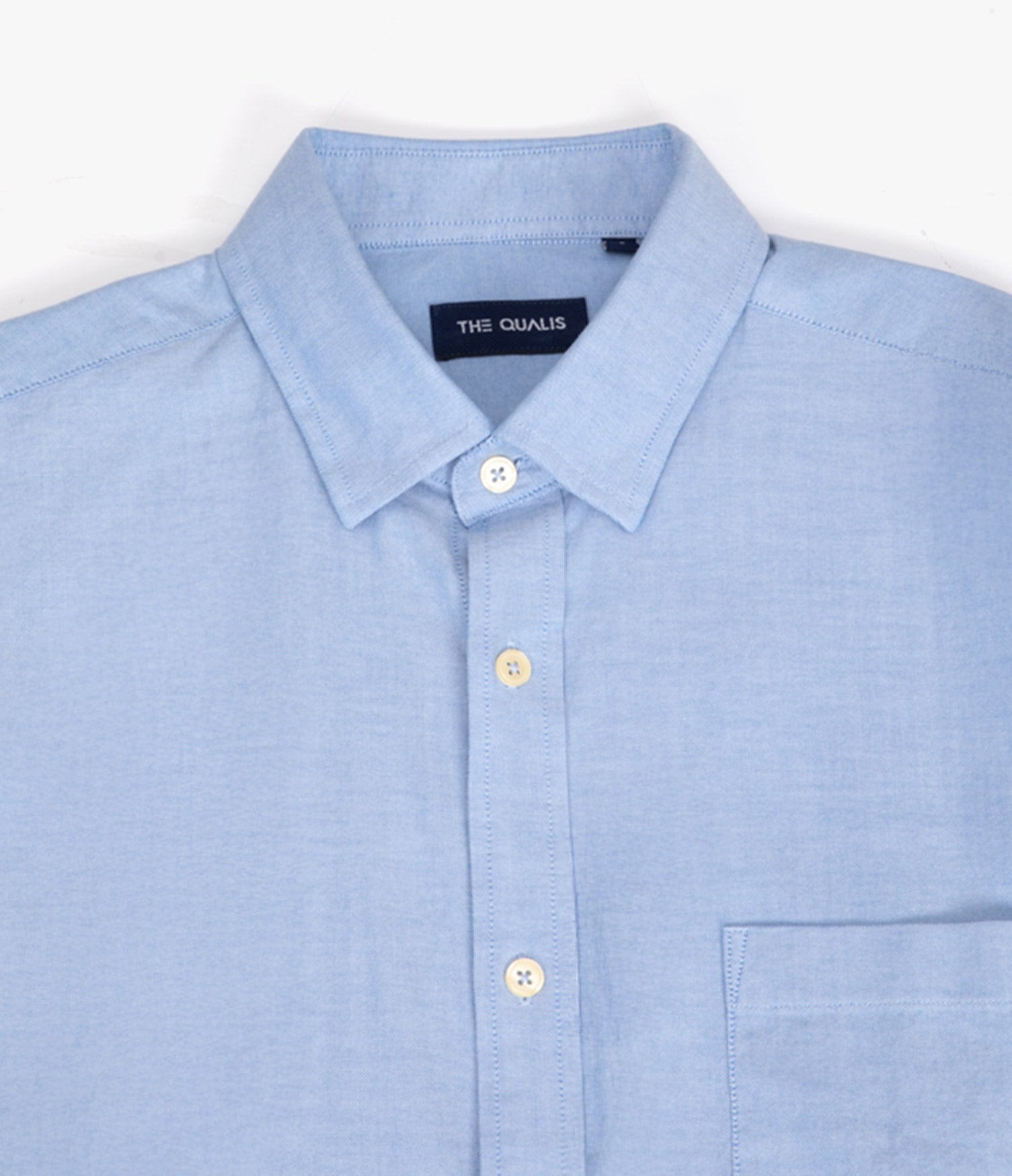 Camisa Hombre Oxford Manga Larga Ellies Azul