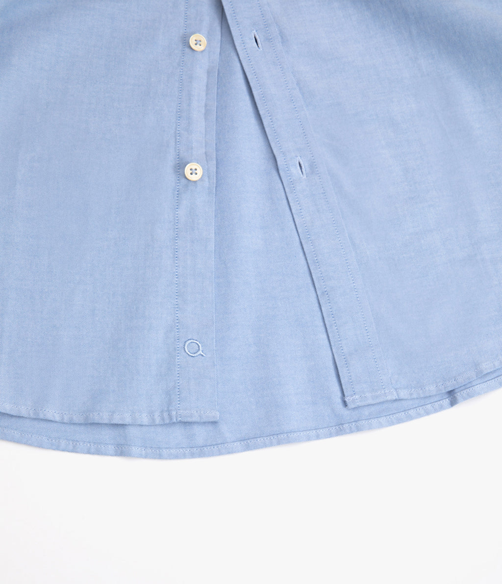 Camisa Hombre Oxford Manga Larga Ellies Azul