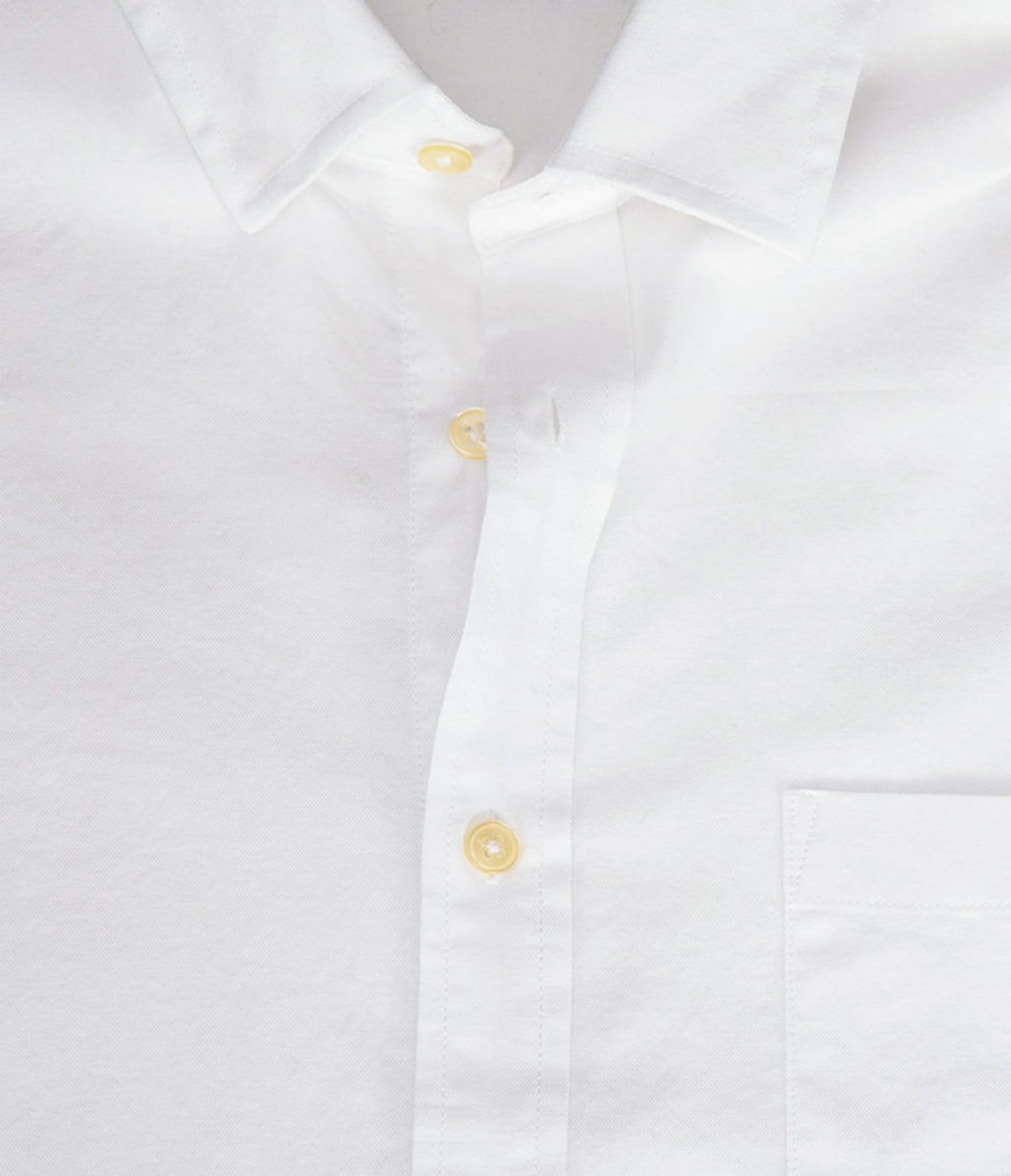 Camisa Hombre Oxford Manga Larga Ellies Blanco