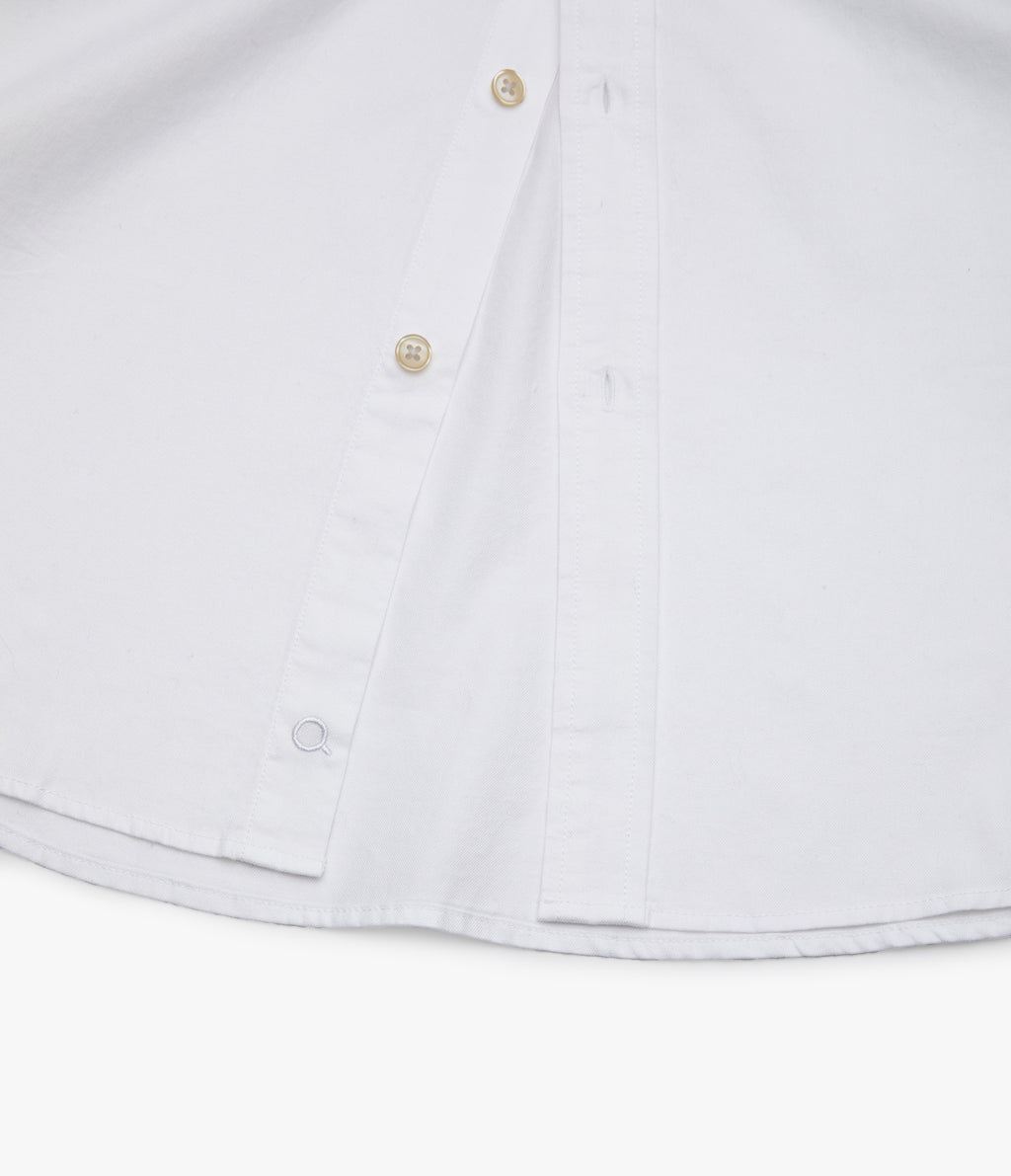 Camisa Hombre Oxford Manga Larga Ellies Blanco