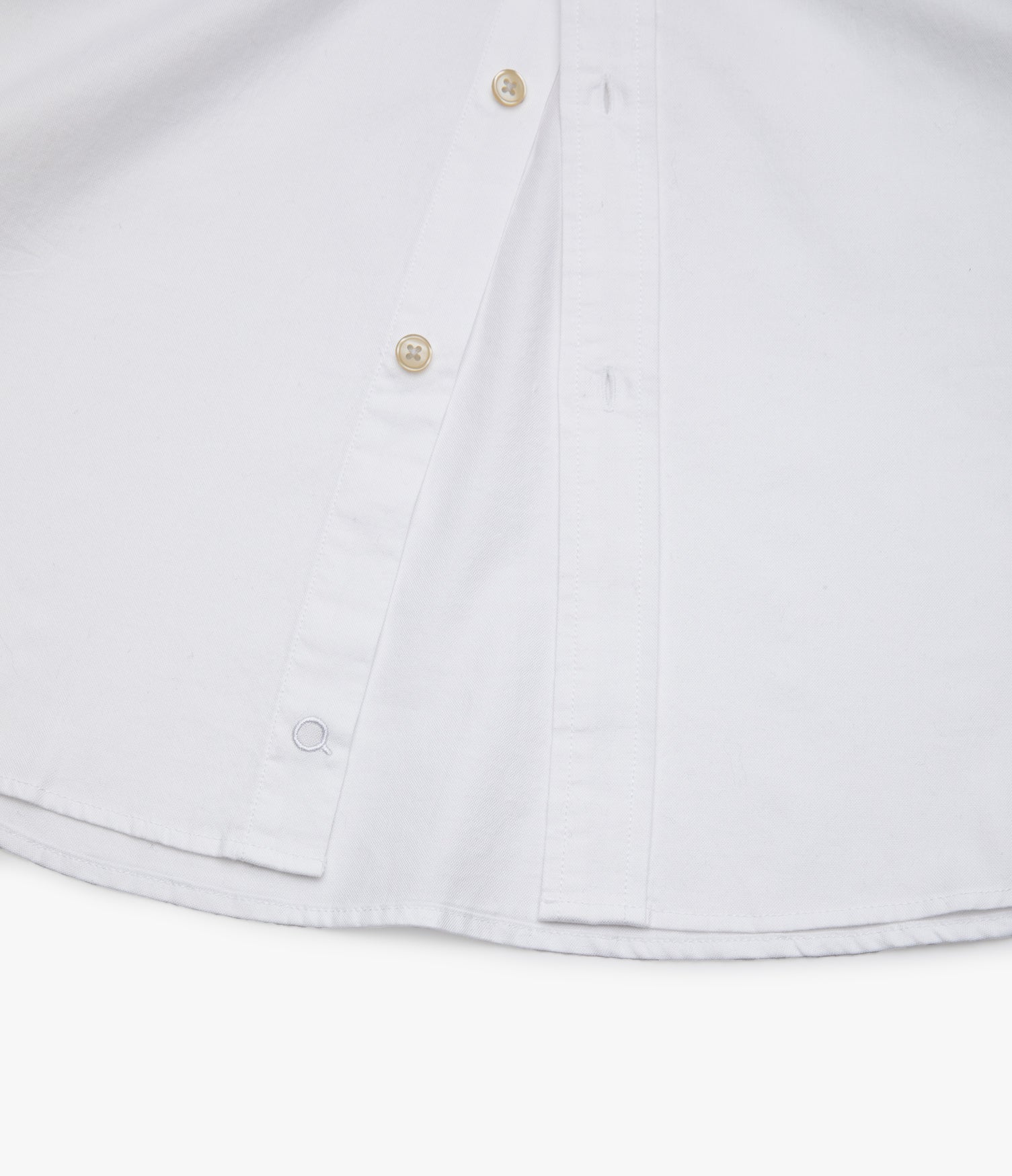 Camisa Hombre Oxford Manga Larga Ellies Blanco