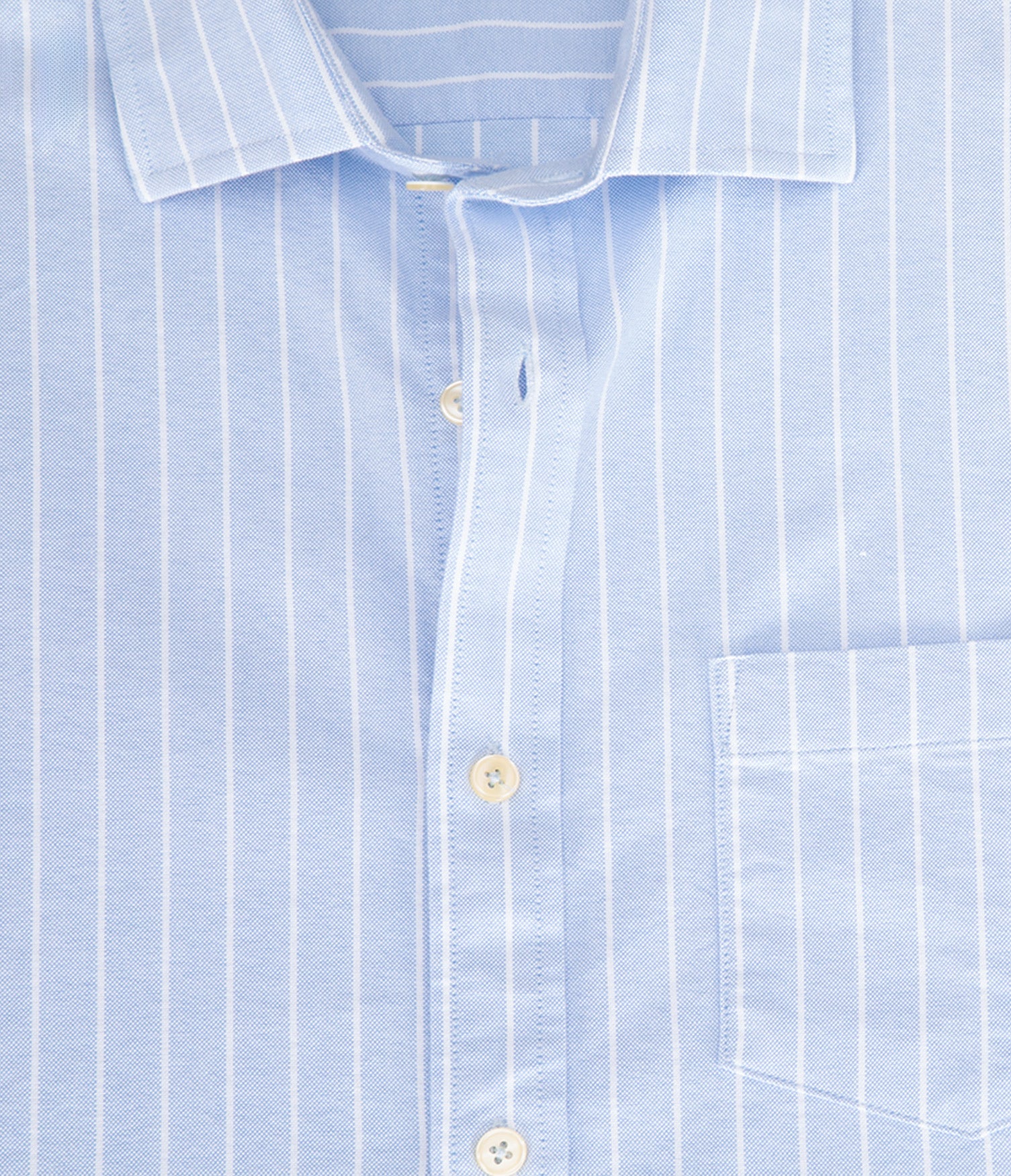Camisa Hombre Oxford Manga Larga Ellies Rayada Azul