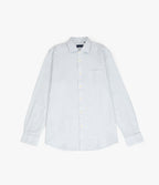 Camisa Hombre Oxford Manga Larga Ellies Rayada Verde
