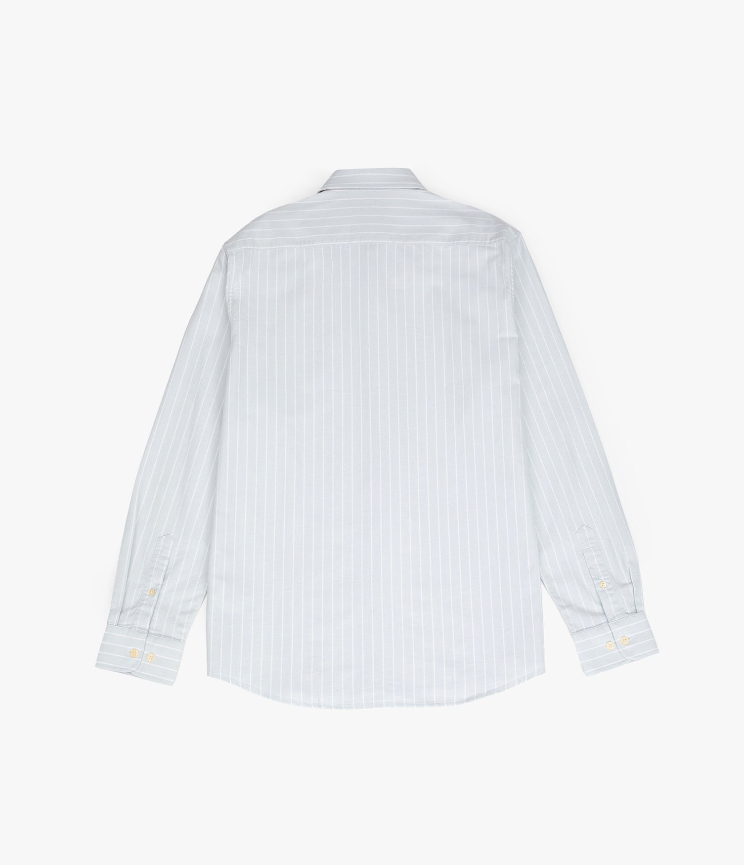 Camisa Hombre Oxford Manga Larga Ellies Rayada Verde