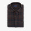 Camisa Hombre Algodón Franela Logan Cuadros Café