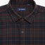 Camisa Hombre Algodón Franela Logan Cuadros Café