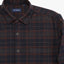 Camisa Hombre Algodón Franela Logan Cuadros Café