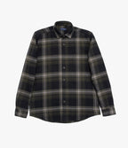 Camisa Hombre Algodón Franela Logan Cuadros Verde