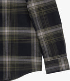 Camisa Hombre Algodón Franela Logan Cuadros Verde