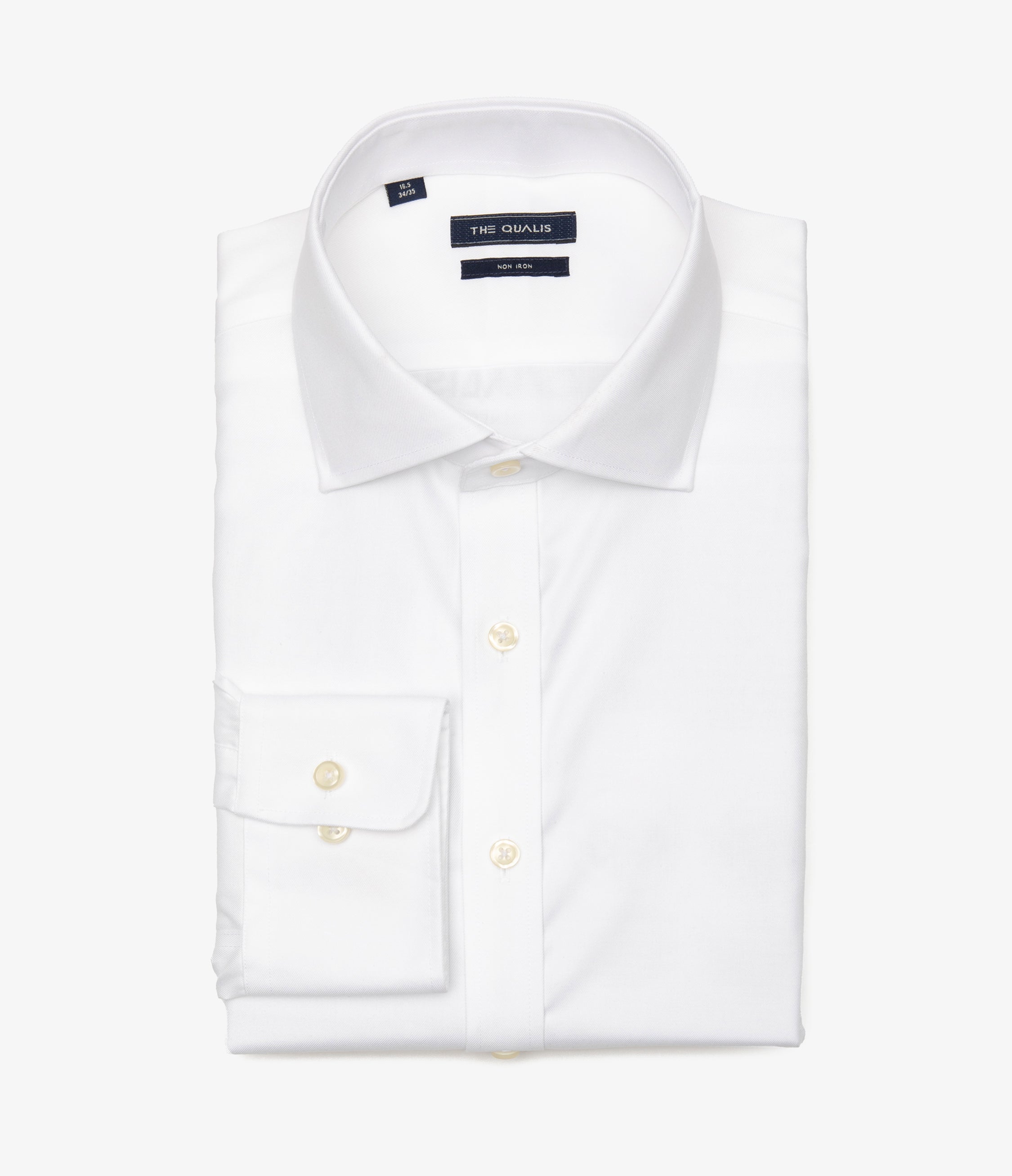 Camisa Hombre Safe Cotton Cuello Italiano Blanca