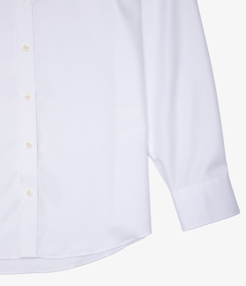 Camisa Hombre Safe Cotton Cuello Italiano Blanca