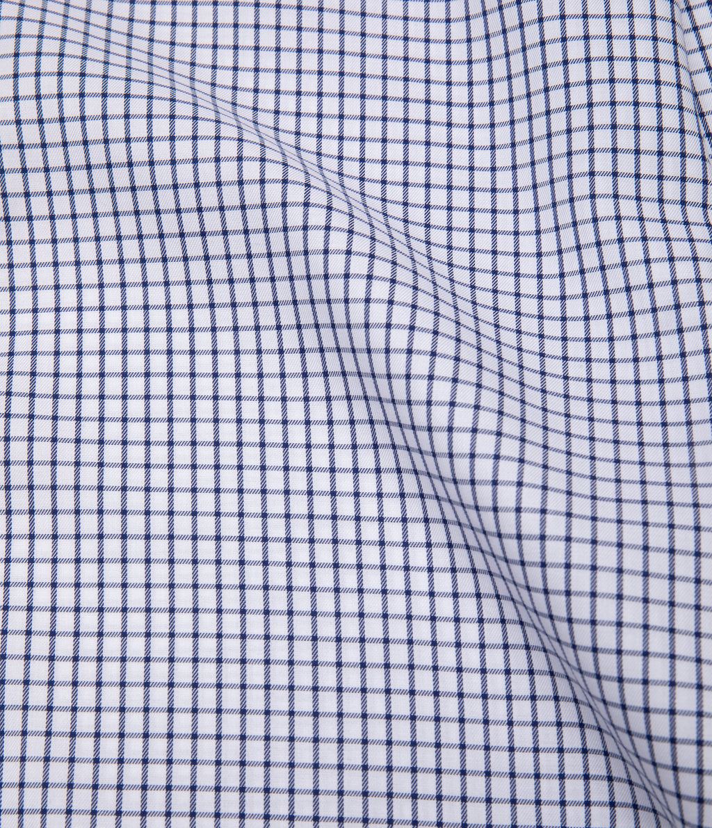 Camisa Hombre Safe Cotton Cuello Italiano Azul