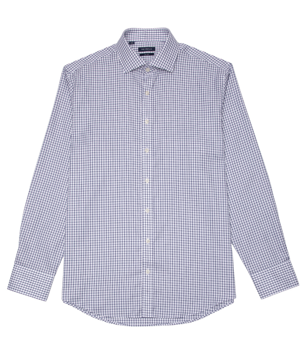 Camisa Hombre Safe Cotton Cuello Italiano Azul