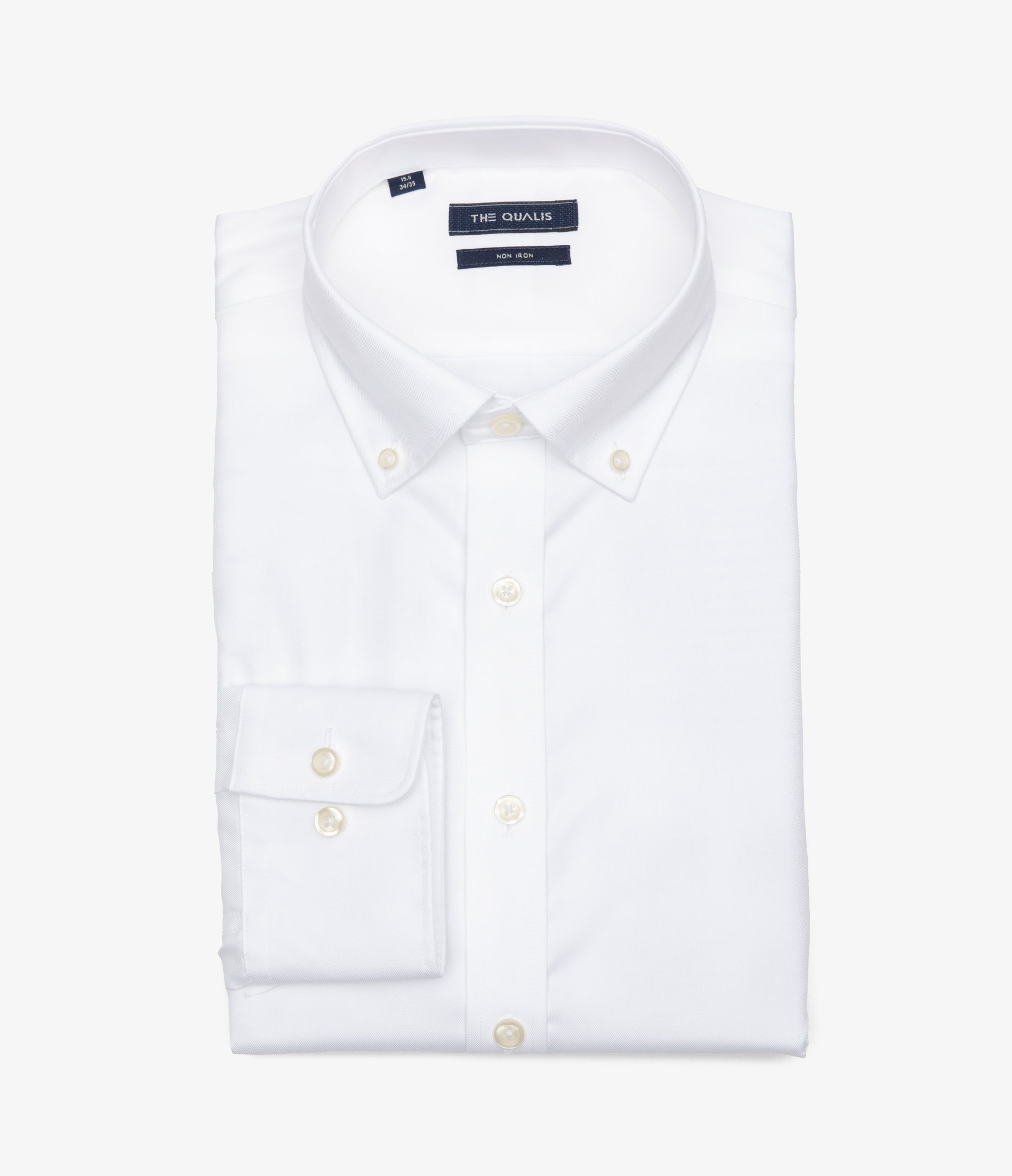 Camisa Hombre Safe Cotton Botton Down Blanca