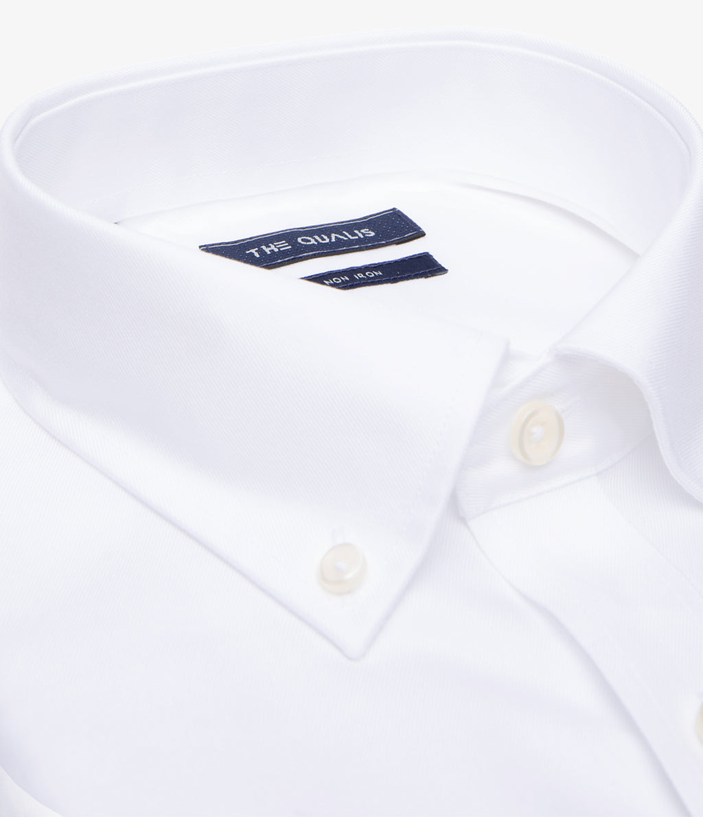 Camisa Hombre Safe Cotton Botton Down Blanca