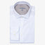 Camisa Hombre Performance Cuello Italiano Cuadros Celeste