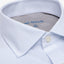 Camisa Hombre Performance Cuello Italiano Cuadros Celeste