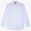Camisa Hombre Performance Cuello Italiano Cuadros Celeste