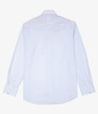 Camisa Hombre Performance Cuello Italiano Cuadros Celeste