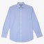 Camisa Hombre Performance Cuello Italiano Rayas Azul