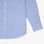 Camisa Hombre Performance Cuello Italiano Rayas Azul