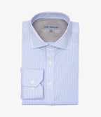 Camisa Hombre Performance Cuello Italiano Cuadritos