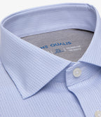 Camisa Hombre Performance Cuello Italiano Cuadritos