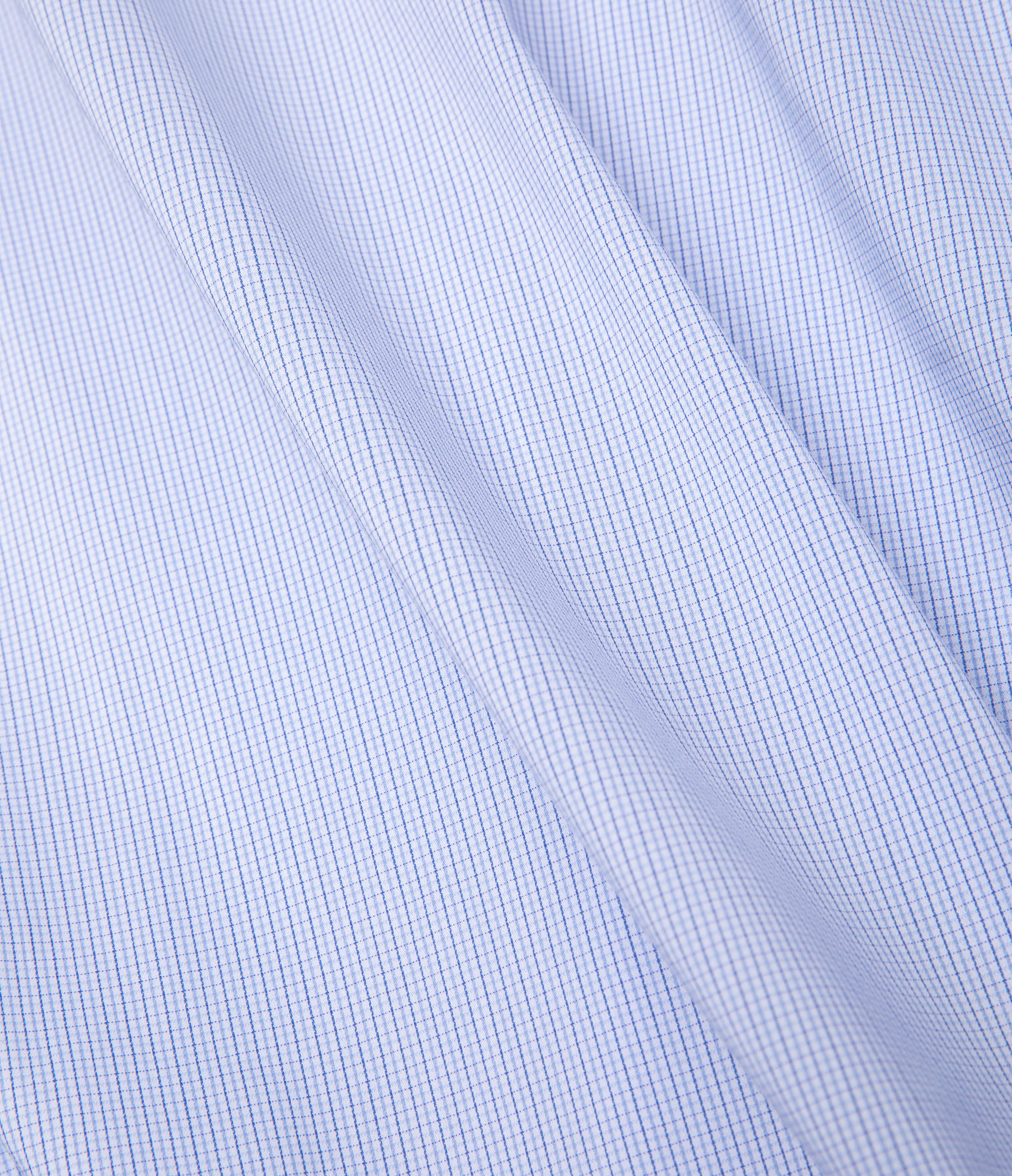 Camisa Hombre Performance Cuello Italiano Cuadritos