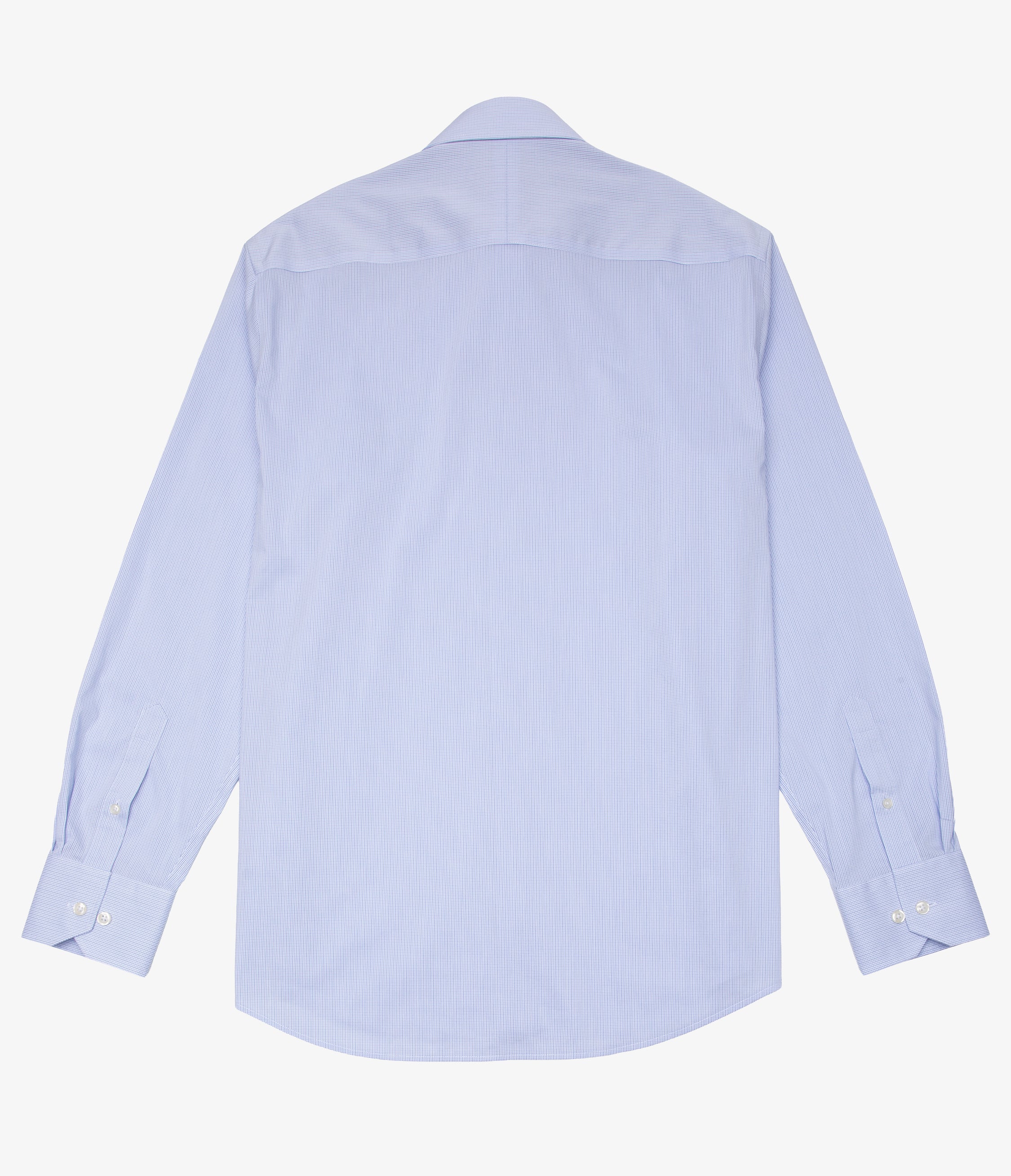 Camisa Hombre Performance Cuello Italiano Cuadritos