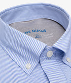 Camisa Hombre Performance botton down Rayas Azul