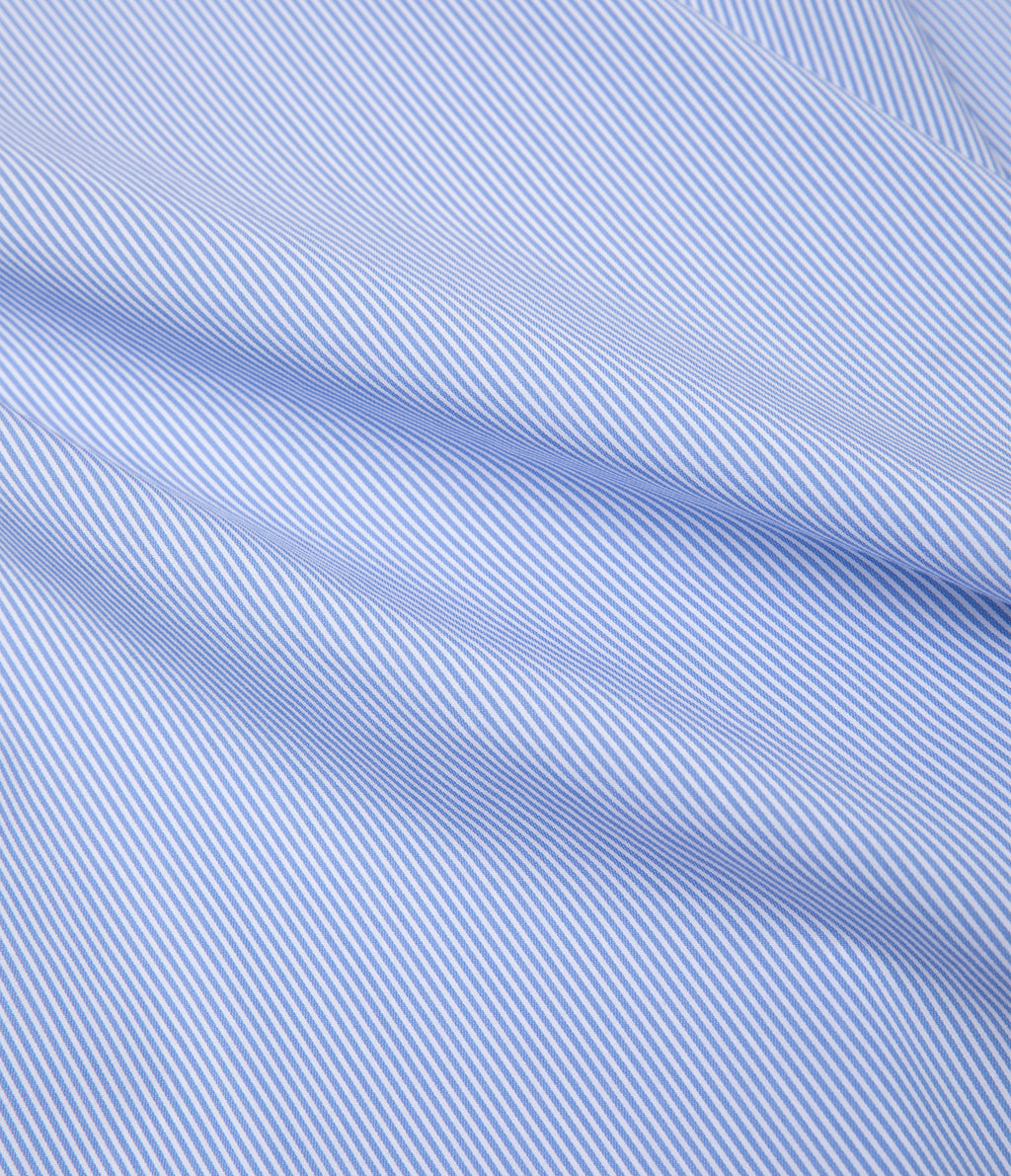 Camisa Hombre Performance botton down Rayas Azul