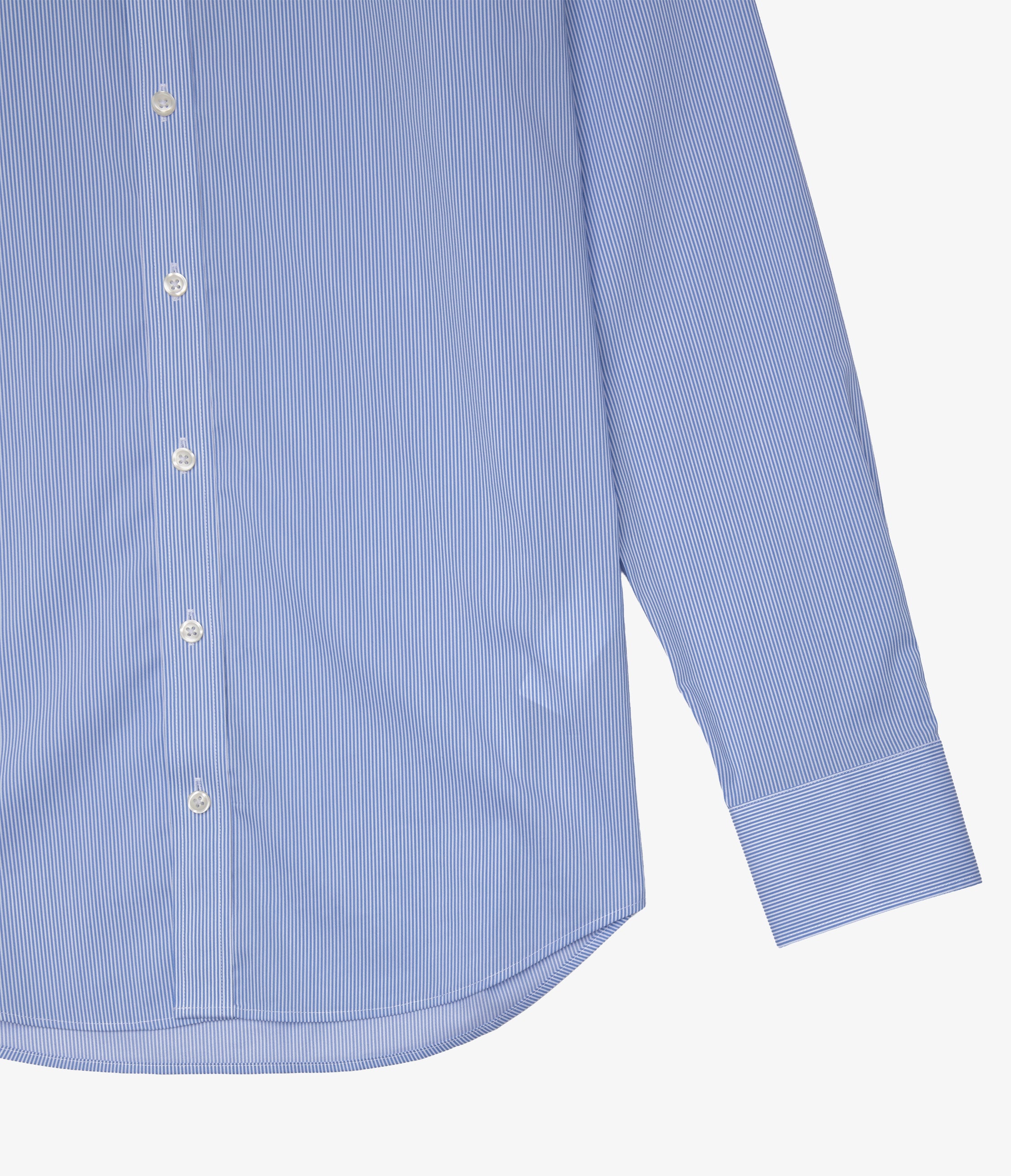 Camisa Hombre Performance botton down Rayas Azul