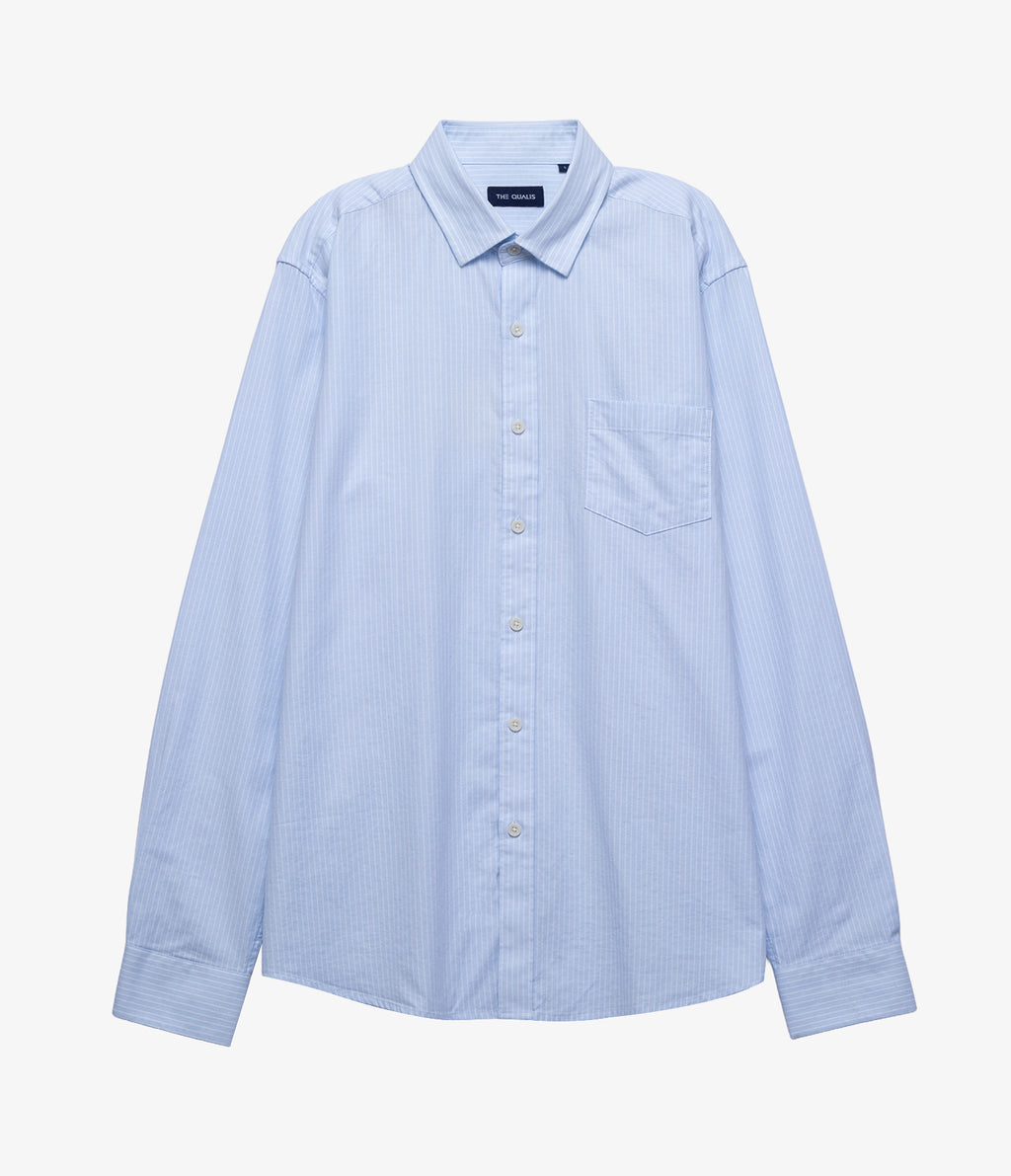 Camisa Hombre Oxford Regent M/Larga Rayas Azul