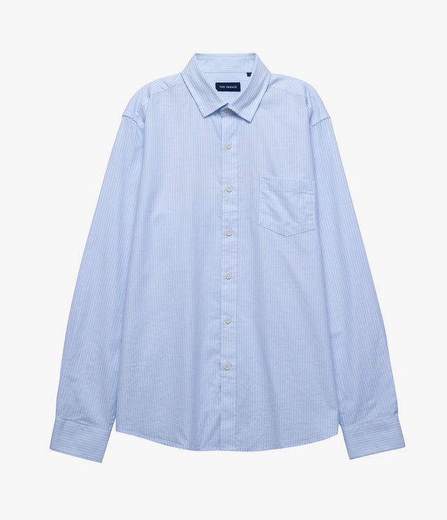 Camisa Hombre Oxford Regent M/Larga Rayas Azul