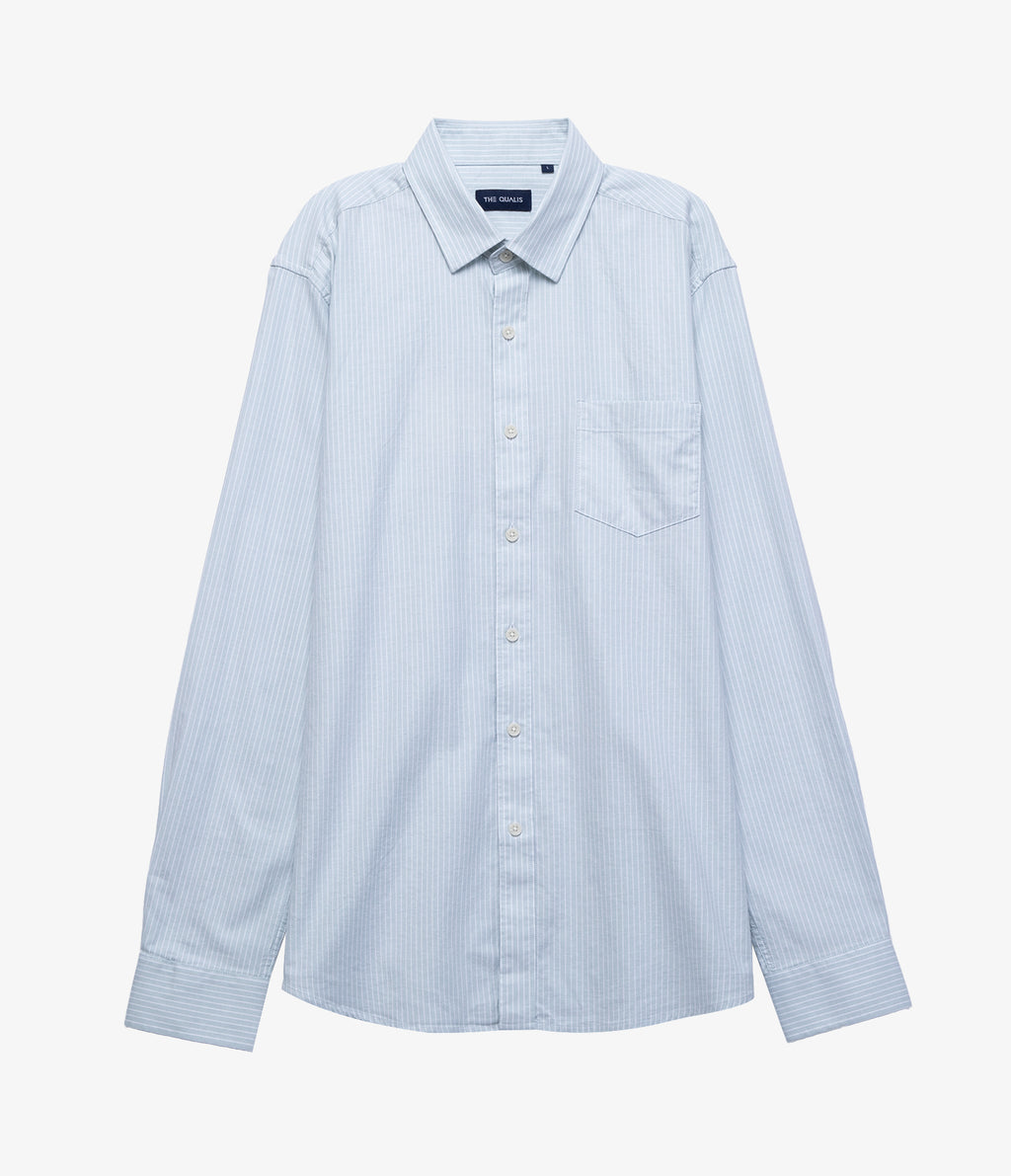 Camisa Hombre Oxford Regent M/Larga Rayas Verde