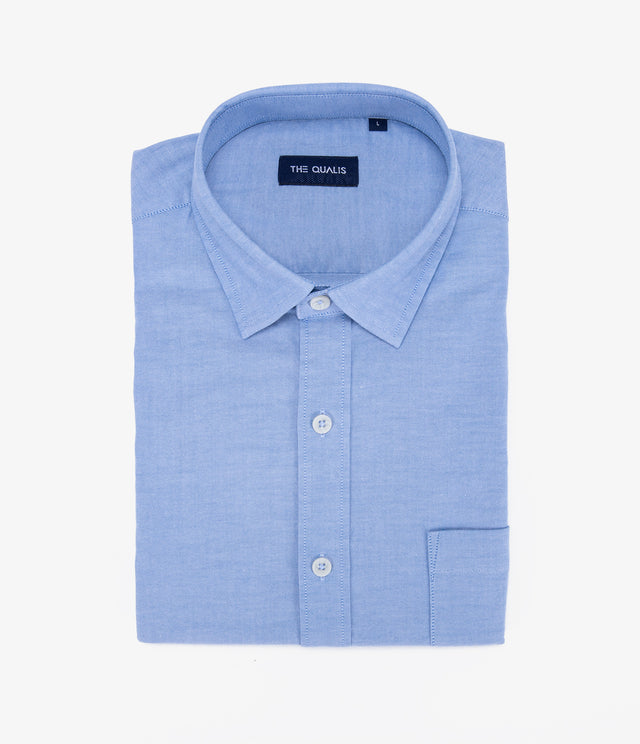 Camisa Hombre Oxford Regent M/Larga Celeste