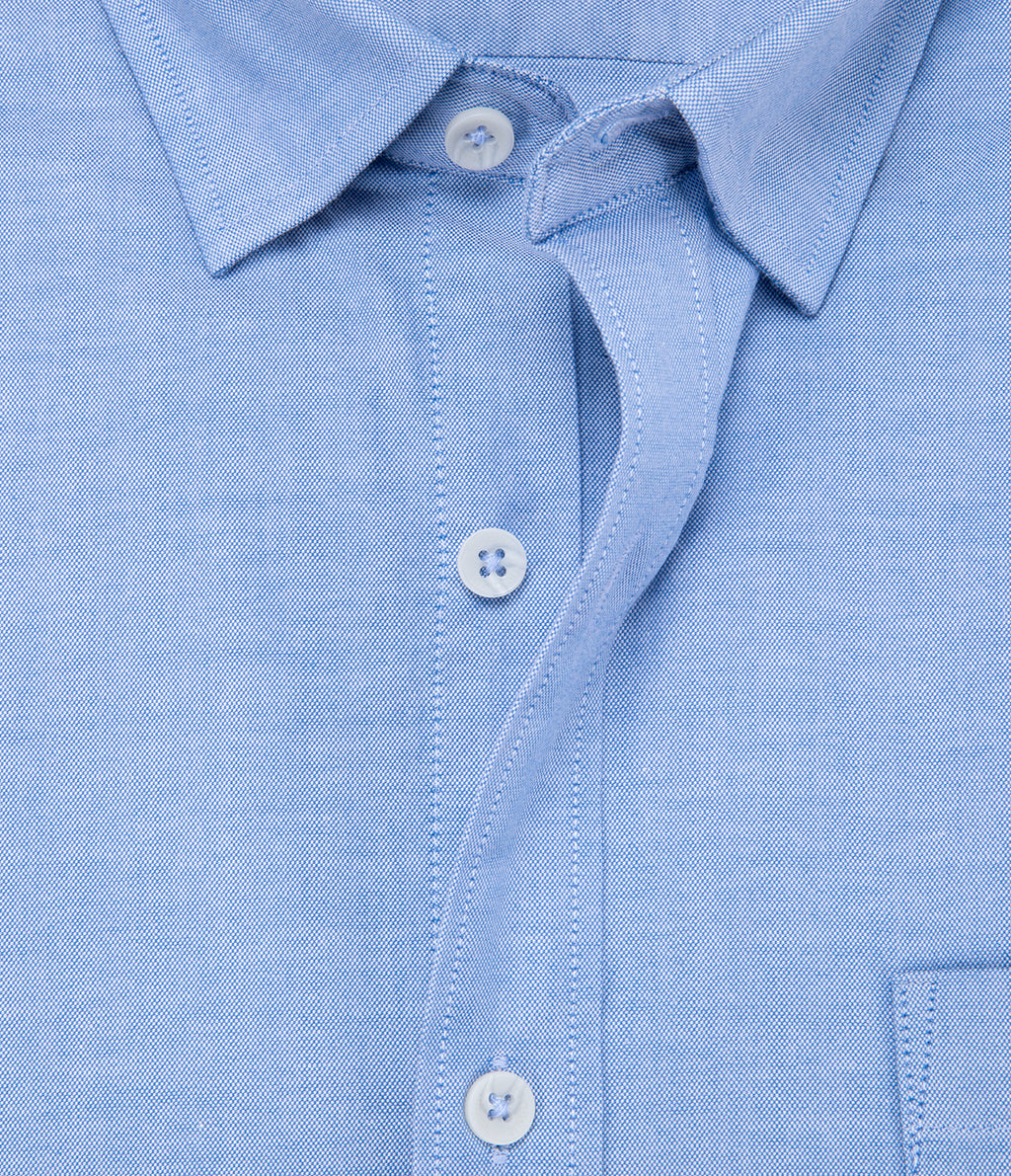 Camisa Hombre Oxford Regent M/Larga Celeste